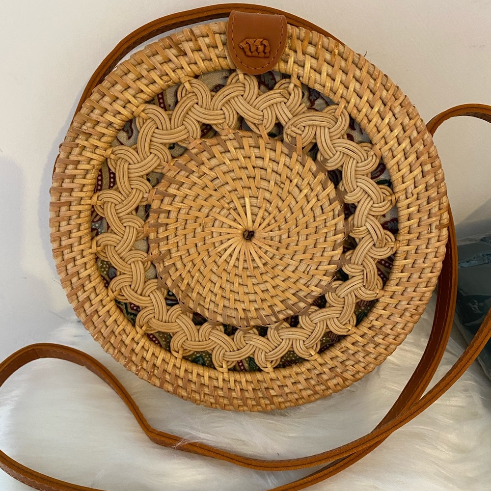 Rattan bag authentic made in bali Indonesia - Picture 1 of 1